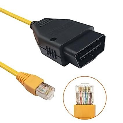 NEW ` BMW ENET ETHERNET TO OBD INTERFACE CABLE E-SYS ICOM CODING