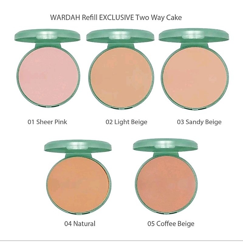 Refill Wardah Exclusive Two Way Cake