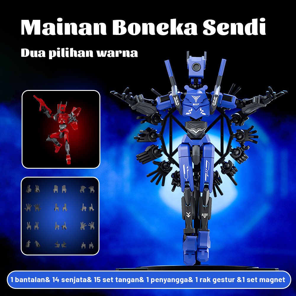 Perakitan Robot Mini Toys Moving 3D Gift DeCompression