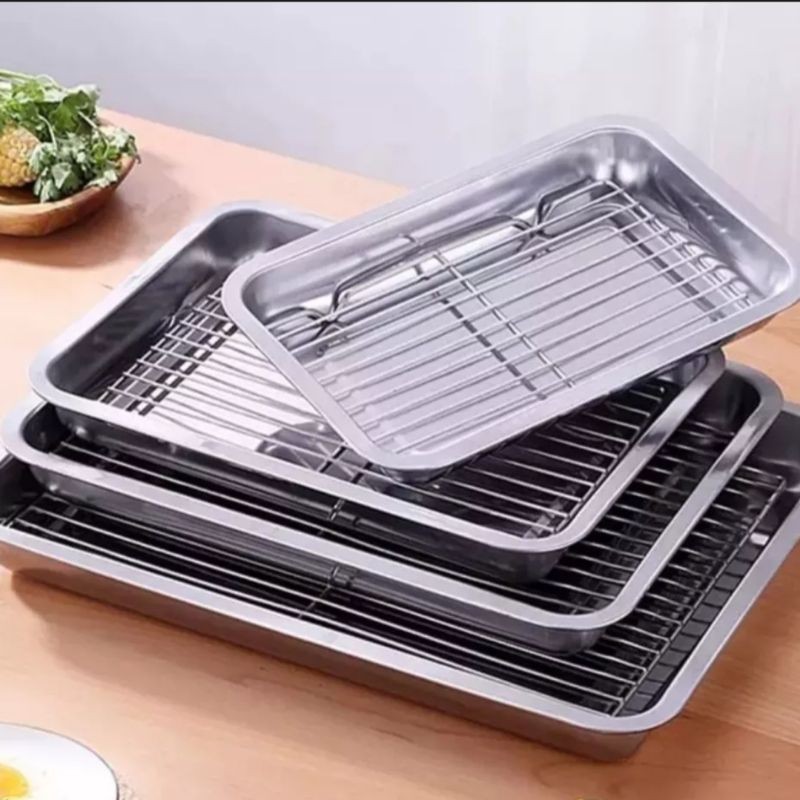 nampan cooling rack stainless peniris makanan