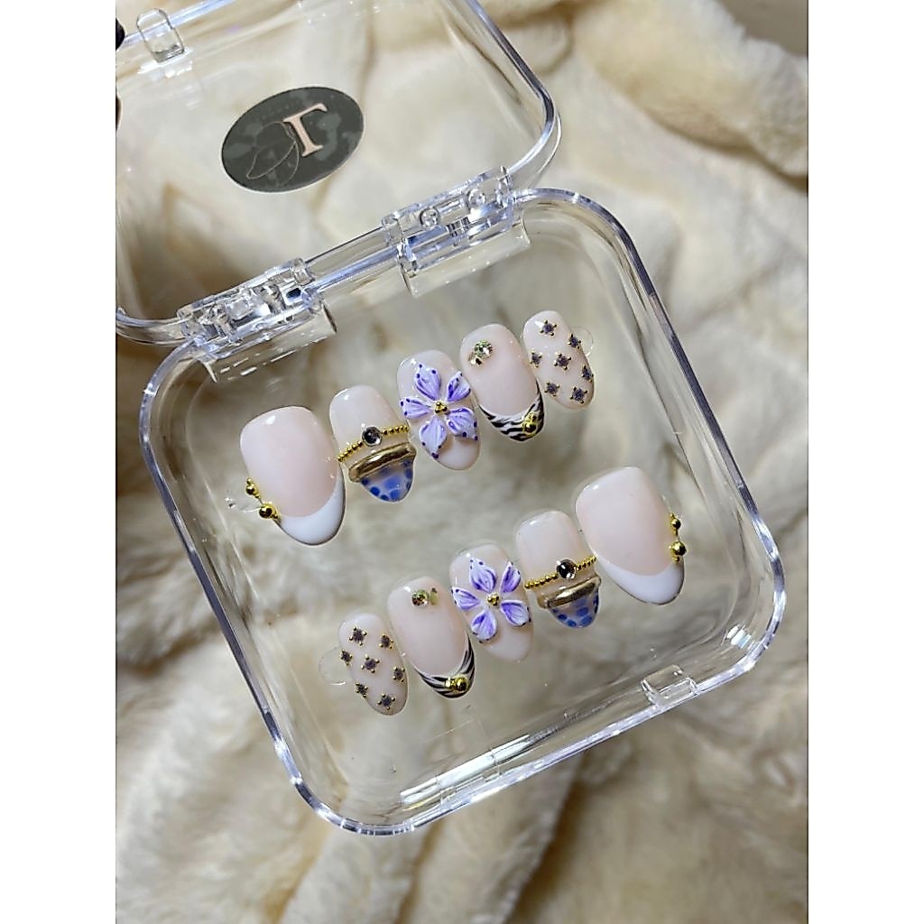 PressOnNails|3DFlower|Costum