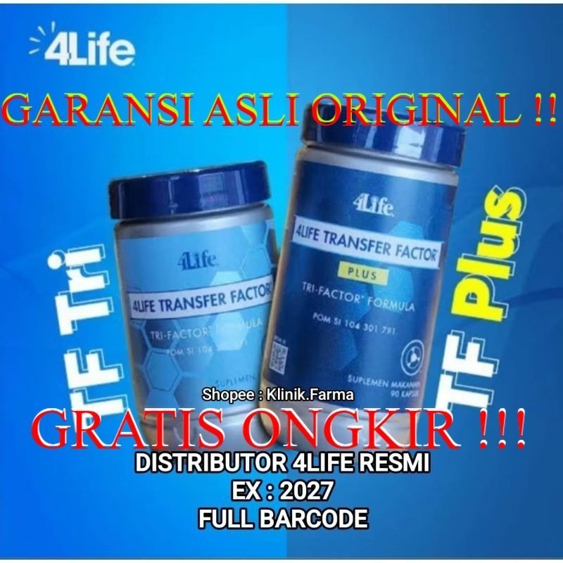 4Life Transfer Factor Plus  Capsul Tri Factor Formula Asli Original