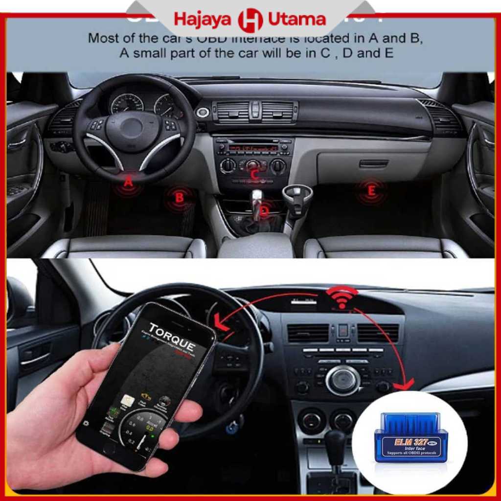Super MINI Bluetooth OBD2 V2.1 Automotive Test Tool - ELM327