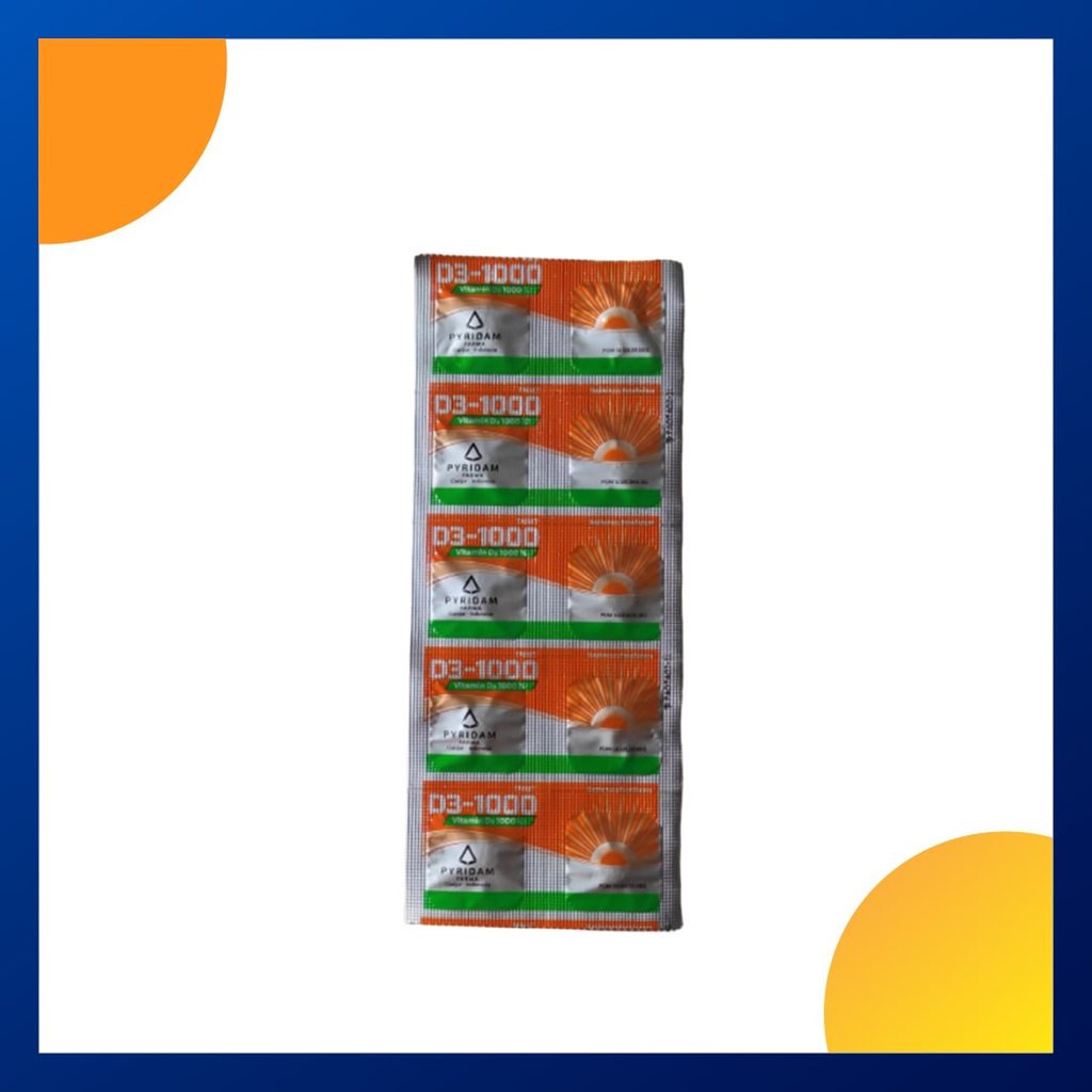 D3-1000 Strip Isi 10 Tablet