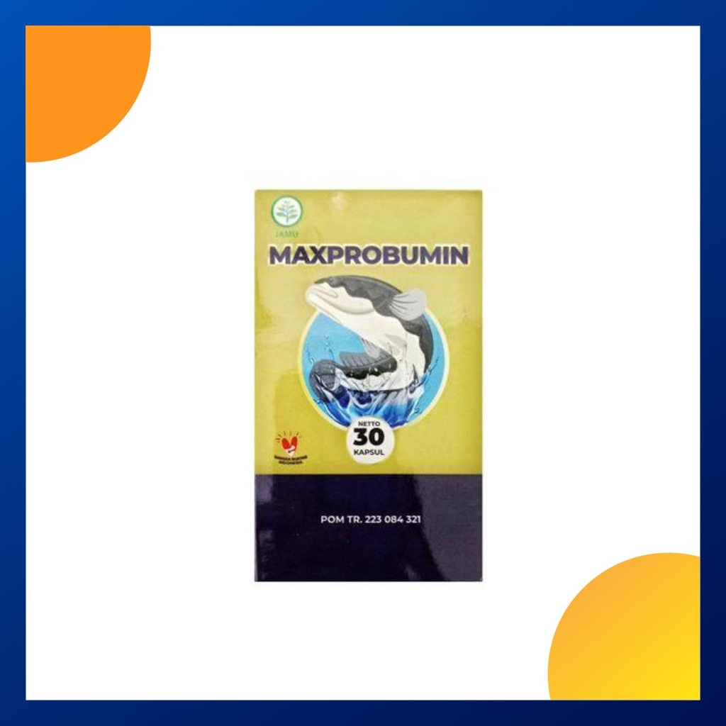 Maxprobumin Botol 30 Kapsul