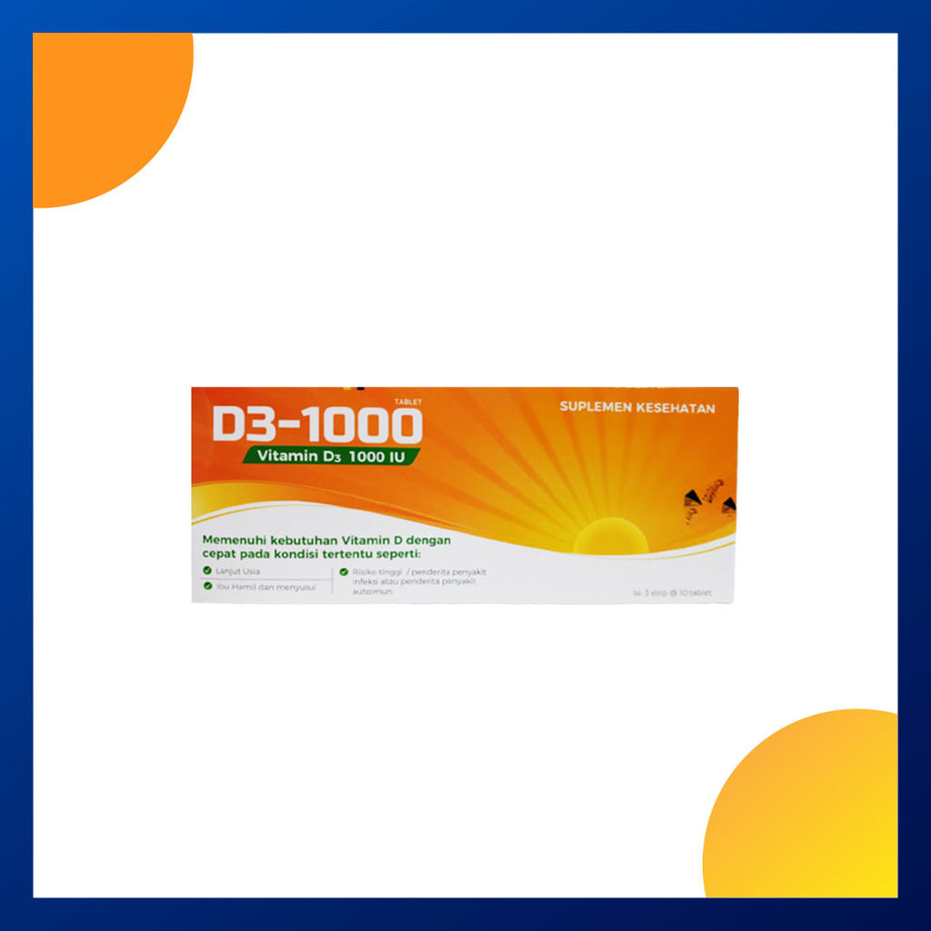 D3-1000 Box Isi 30 Tablet