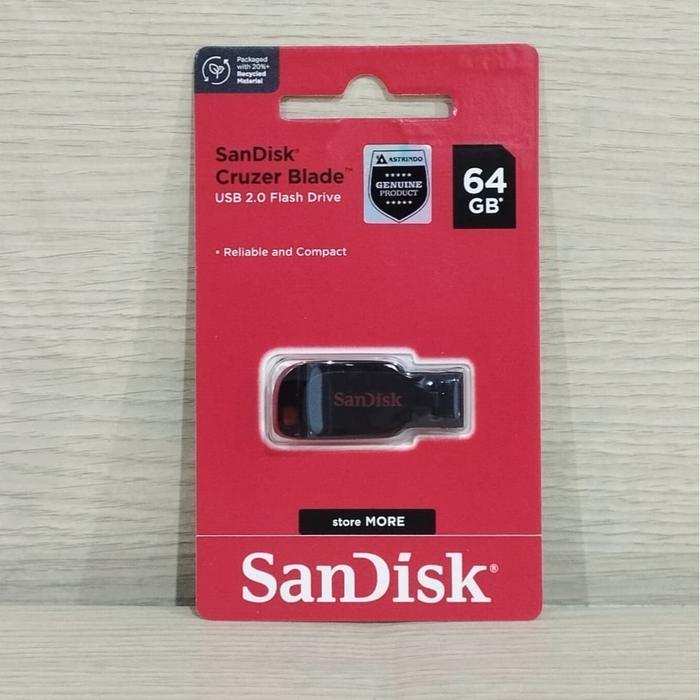 Flashdisk Sandisk Cruzer Blade 64GB Flash Disk