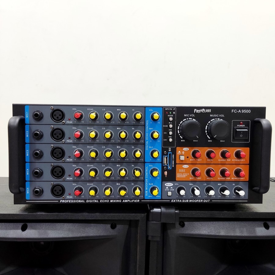 AMPLIFIER FIRSTCLASS A9500 | AMPLI KARAOKE 5 CHANNEL