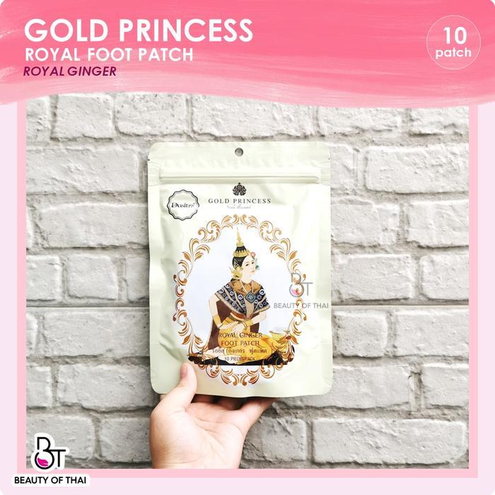 [ FULL PACK ] GOLD PRINCESS ROYAL DETOXIFICATION FOOT PATCH - GINGER