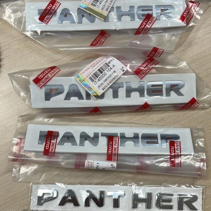 Emblem Panther Chrome Original