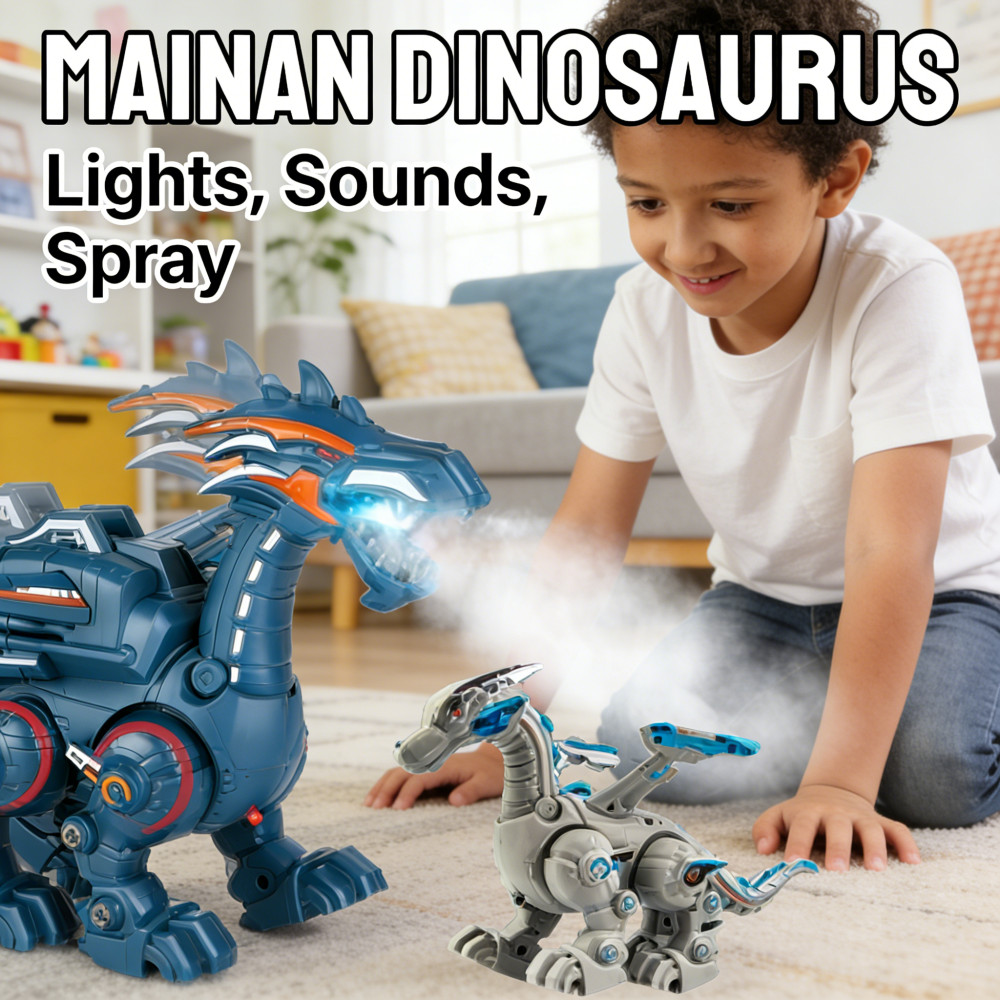 Realistis Dinosaurs Suara Berjalan