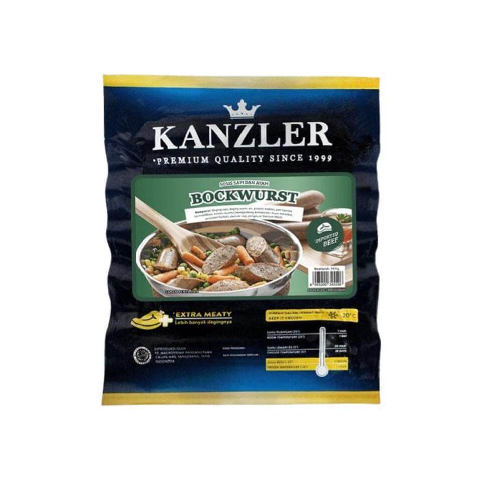Kanzler Sosis Sapi Bockwurst 360 gr