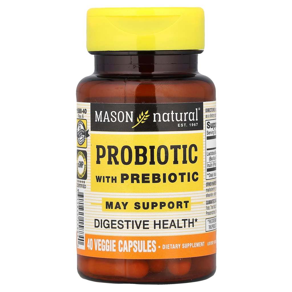 Probiotic with Prebiotic, 40 Veggie Capsules