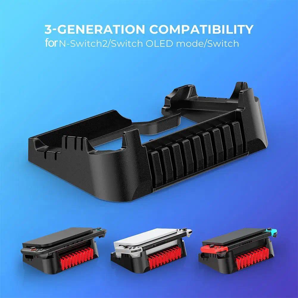 Game Console Host Storage Rack for NS Switch2 Horizontal Stand Storage Stand Accessories for Switch/OLED