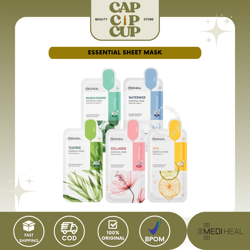 CAP - MEDIHEAL Essential Mask | Face Sheet Mask