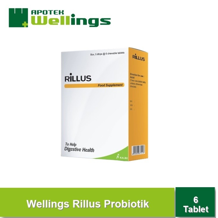 Wellings Rillus Probiotik 6 Tablet