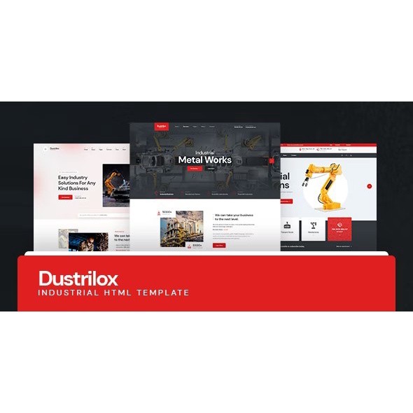 Dustrilox - Factory & Industry HTML5 Premium Template
