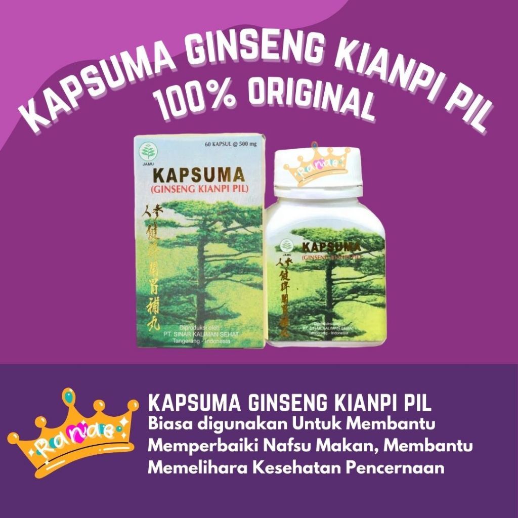 Kapsuma ginseng kianpi