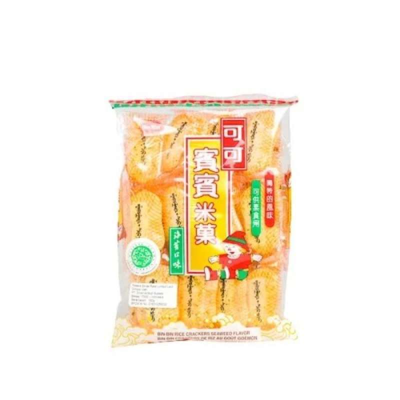 COD Bin-Bin Rice Crackers Seaweed 150Gr
