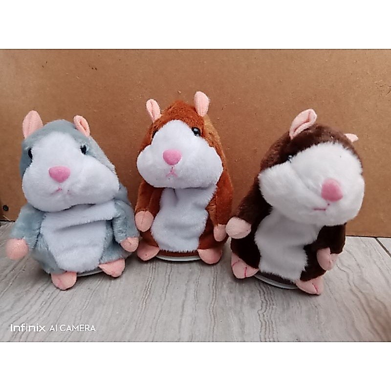 boneka hamster talk bisa bicara