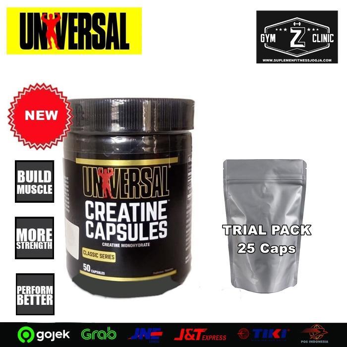 Universal Creatine 750mg Trial Pack 25 Caps repack
