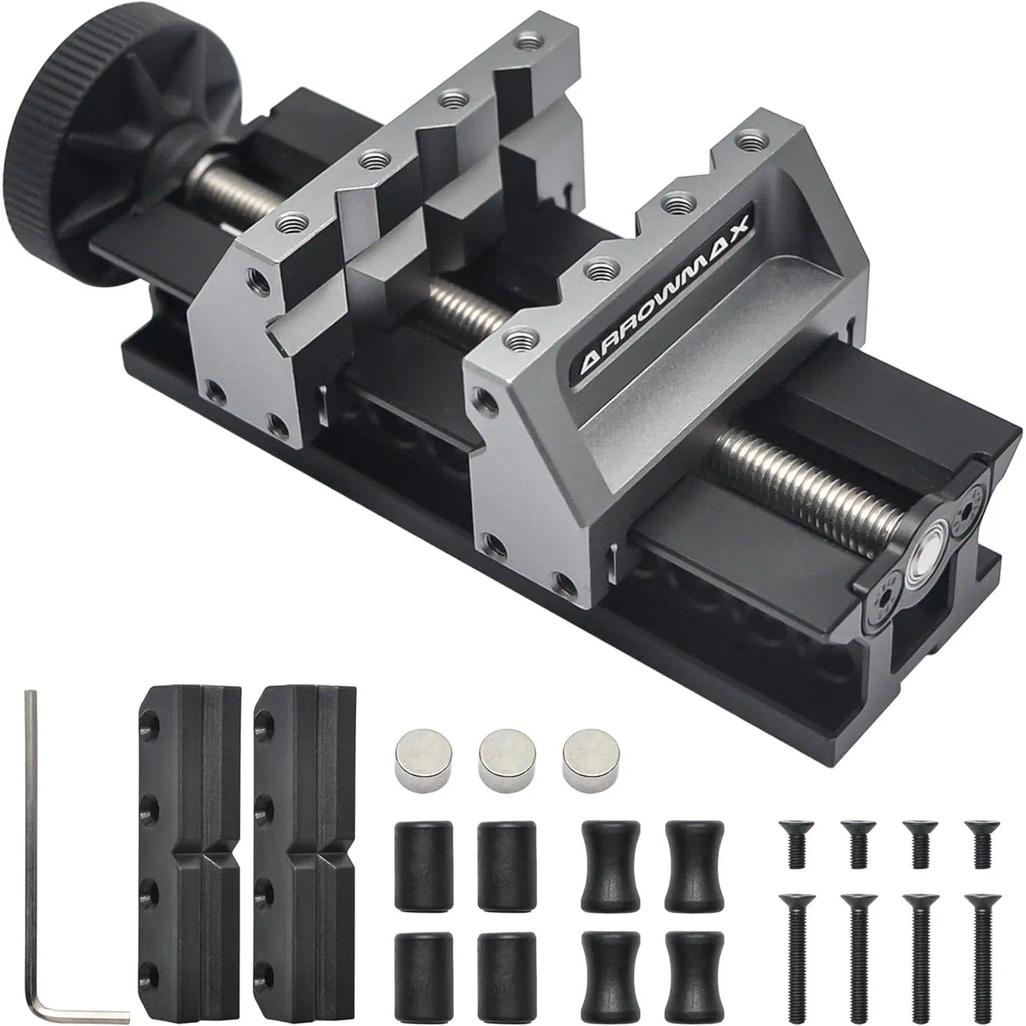 ARROWMAX Precision Bench Clamp Double-Ended Mini Bench Vise