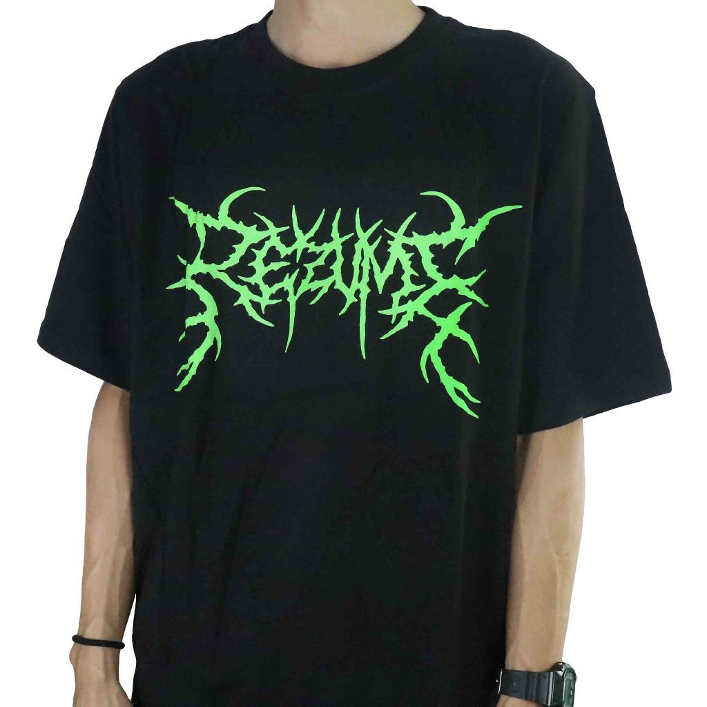 Original Rezume - Slam Black Tshirt Katun Basic