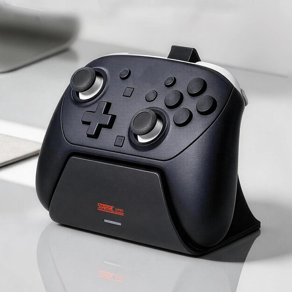 Gamepad Charger Dock Compatible for Switch 2 Pro Controller Controller Charging Dock Charging Stand W/ LED Indicator & Adapter