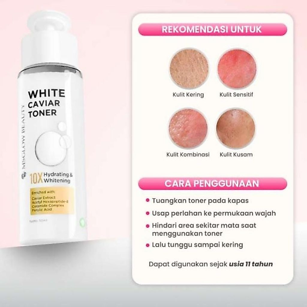 Msglow Toner White Cavier