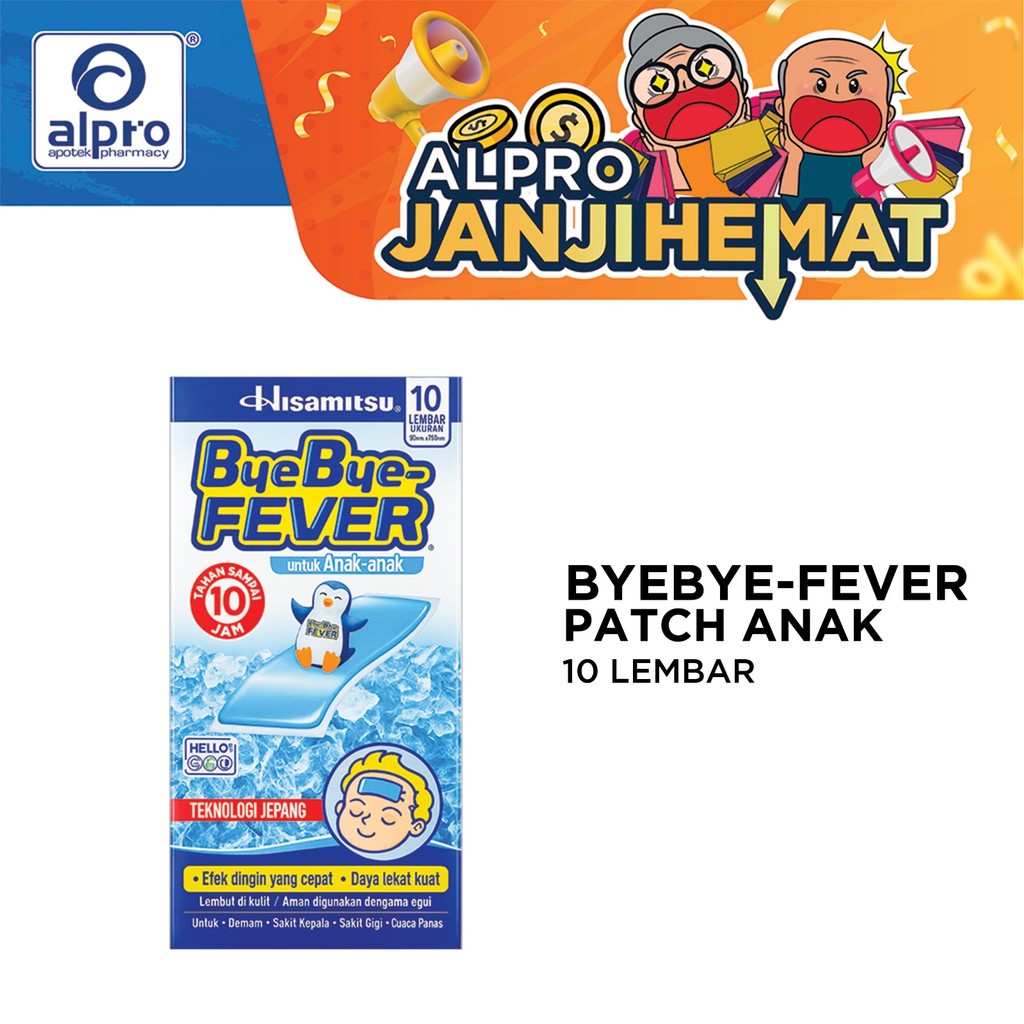 Bye Bye Fever Patch Anak 10S / (AJH)