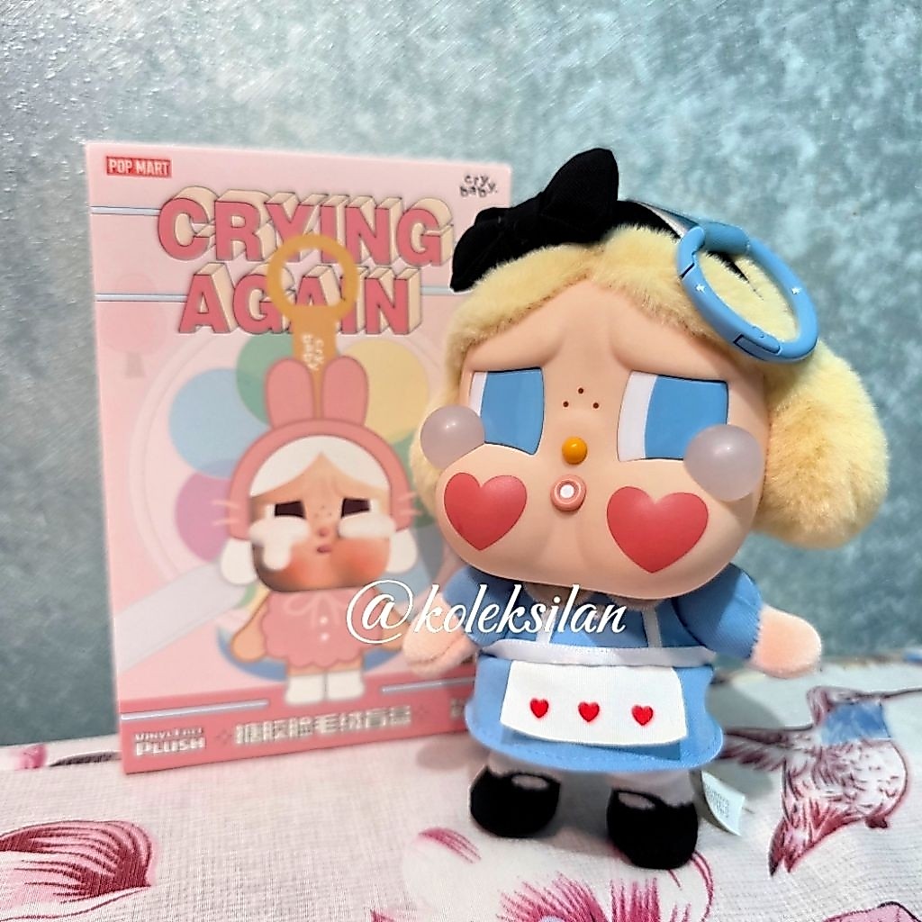 CRYING AGAIN ALICE Plush POP MART ORI