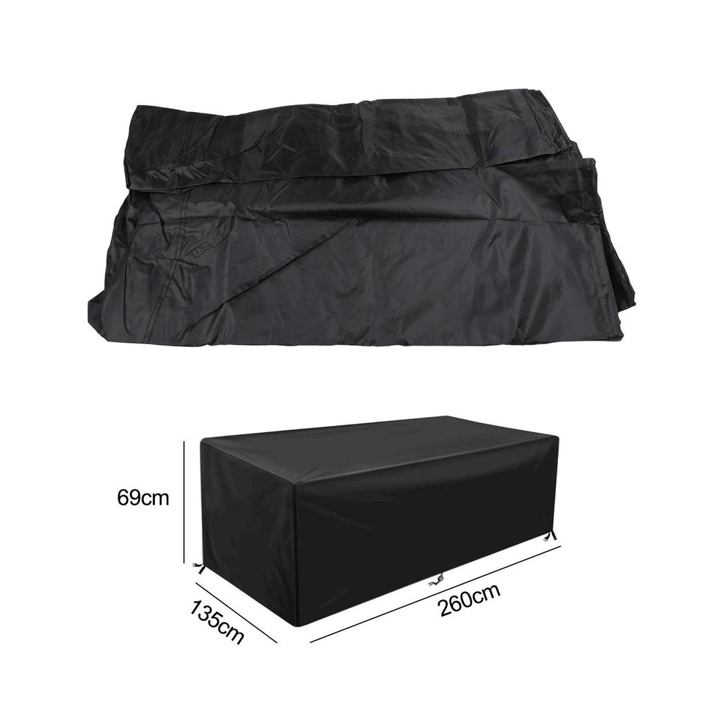Adjustable Pool Table Covering 260*135*69cm 8ft Pool Table Cover Adjustable Drawstrings Easy To Clean Material