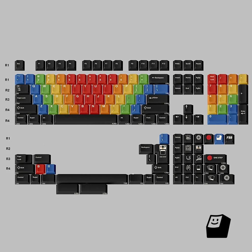 FBB Click Keycaps Cherry Profile PBT Dye Subbed