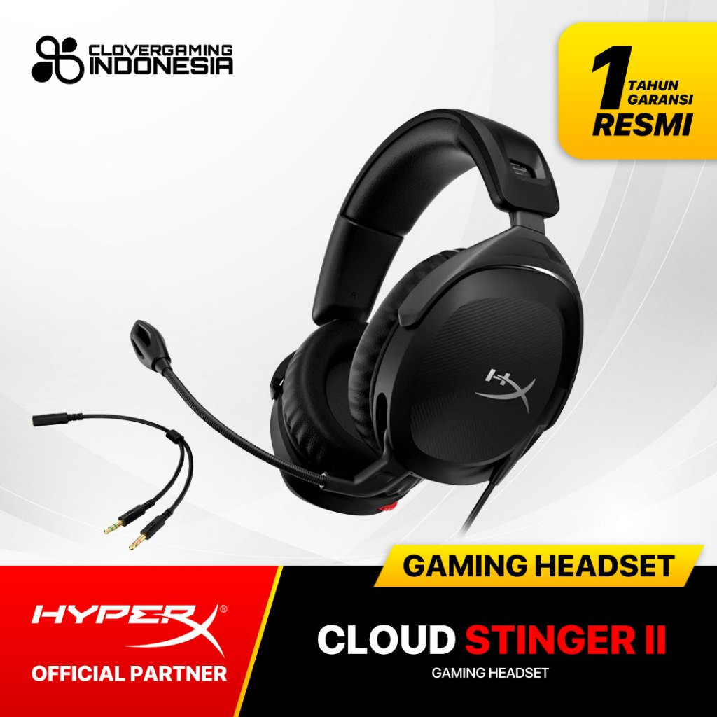 HyperX Cloud Stinger 2 Wired - Cloud Stinger II Gaming Headset