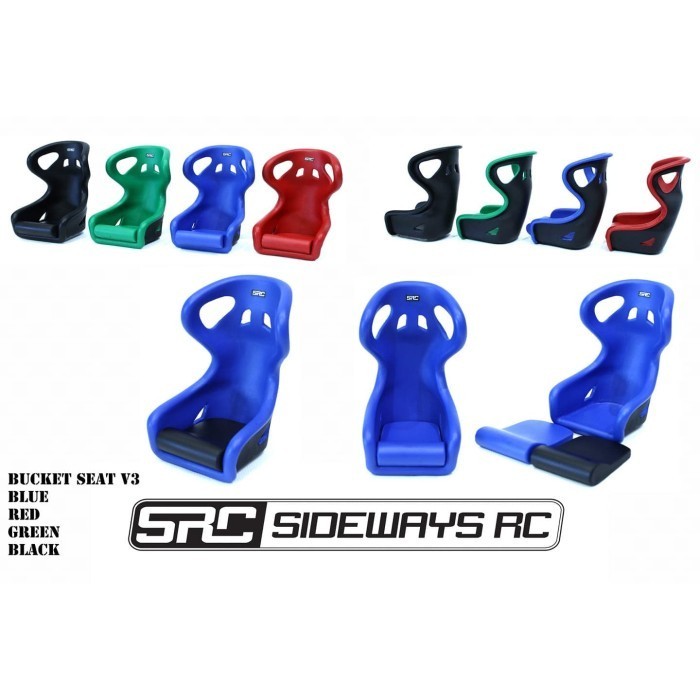SRC BLACK BUCKET SEAT V3 #SRC-BSEATV3-BL