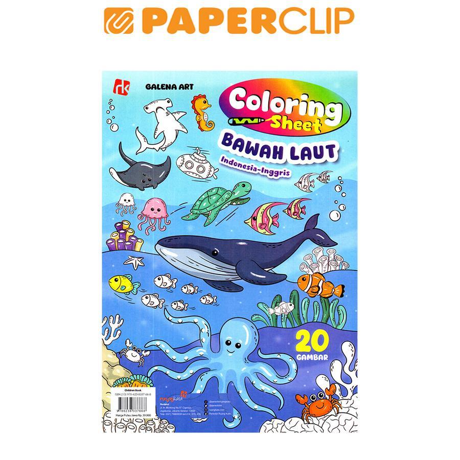 COLORING SHEET : BAWAH LAUT