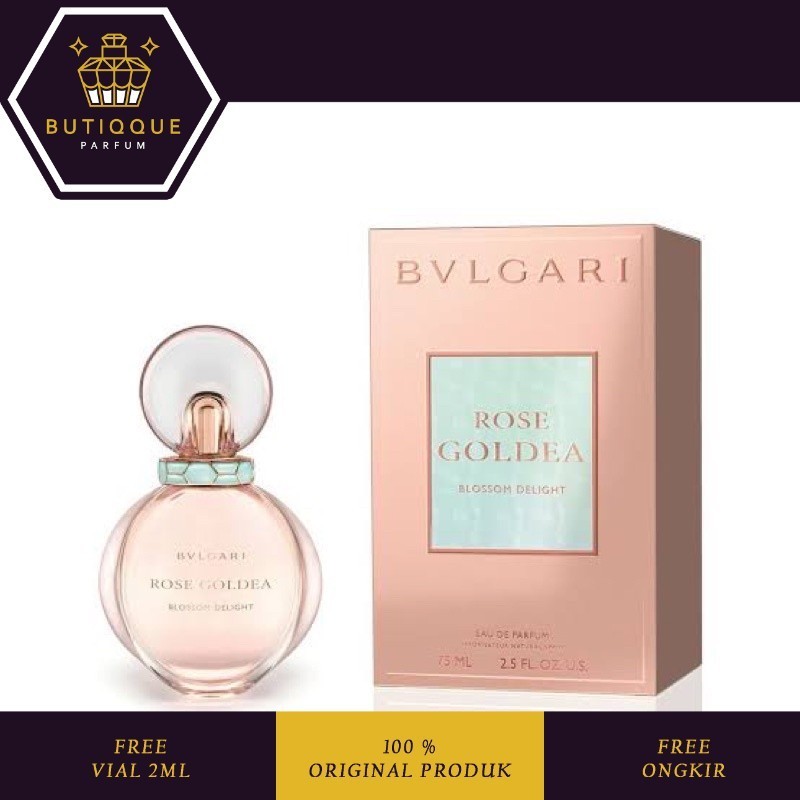 BLGR ROSE GOLDEA BLOSSOM DELIGHT EDP 75 ML Segel + Batchcode