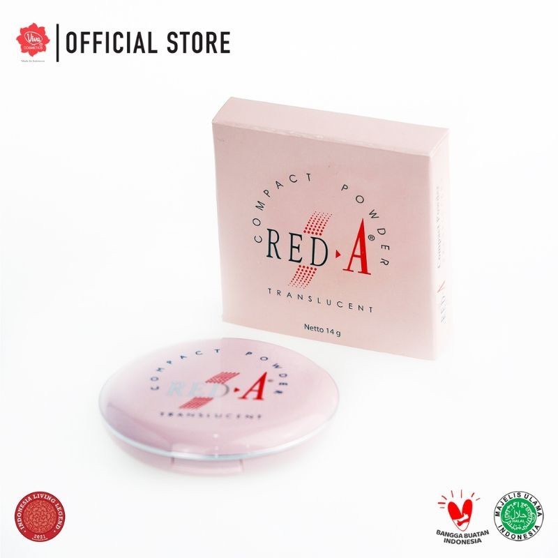 Red-A Compact Powder 14gr - Bedak Padat ( VIC )