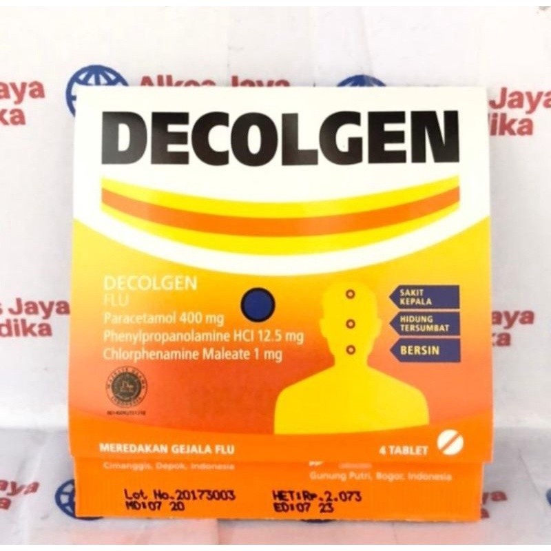 Decolgen Strip isi 4 tablet