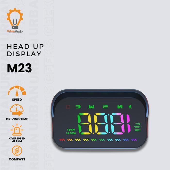 Head Up Display M23 Non OBD2 Real Time Driving Data Reflection Speed