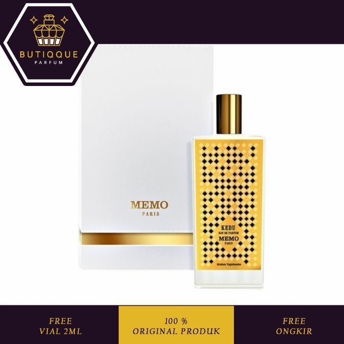 Memo Paris Kedu EDP 75ml  Box Segel + Batchcode