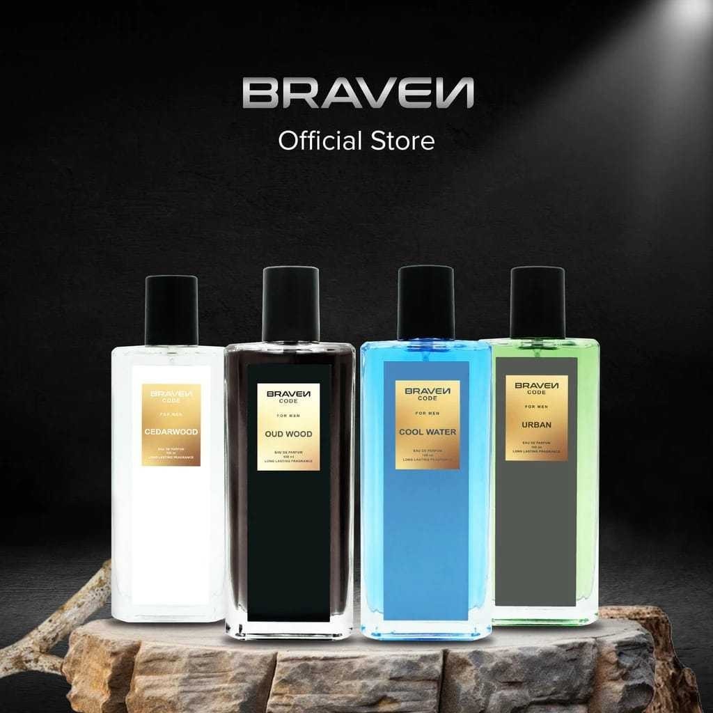 INSPIRED KEMASAN FEET BOTTLE   BRAVEN CODE Eau De Parfum 100ml