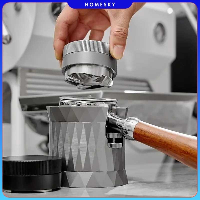 One Two Cups Macaron Tamper Coffee Distribution Tool Auto Adjustment - WU3