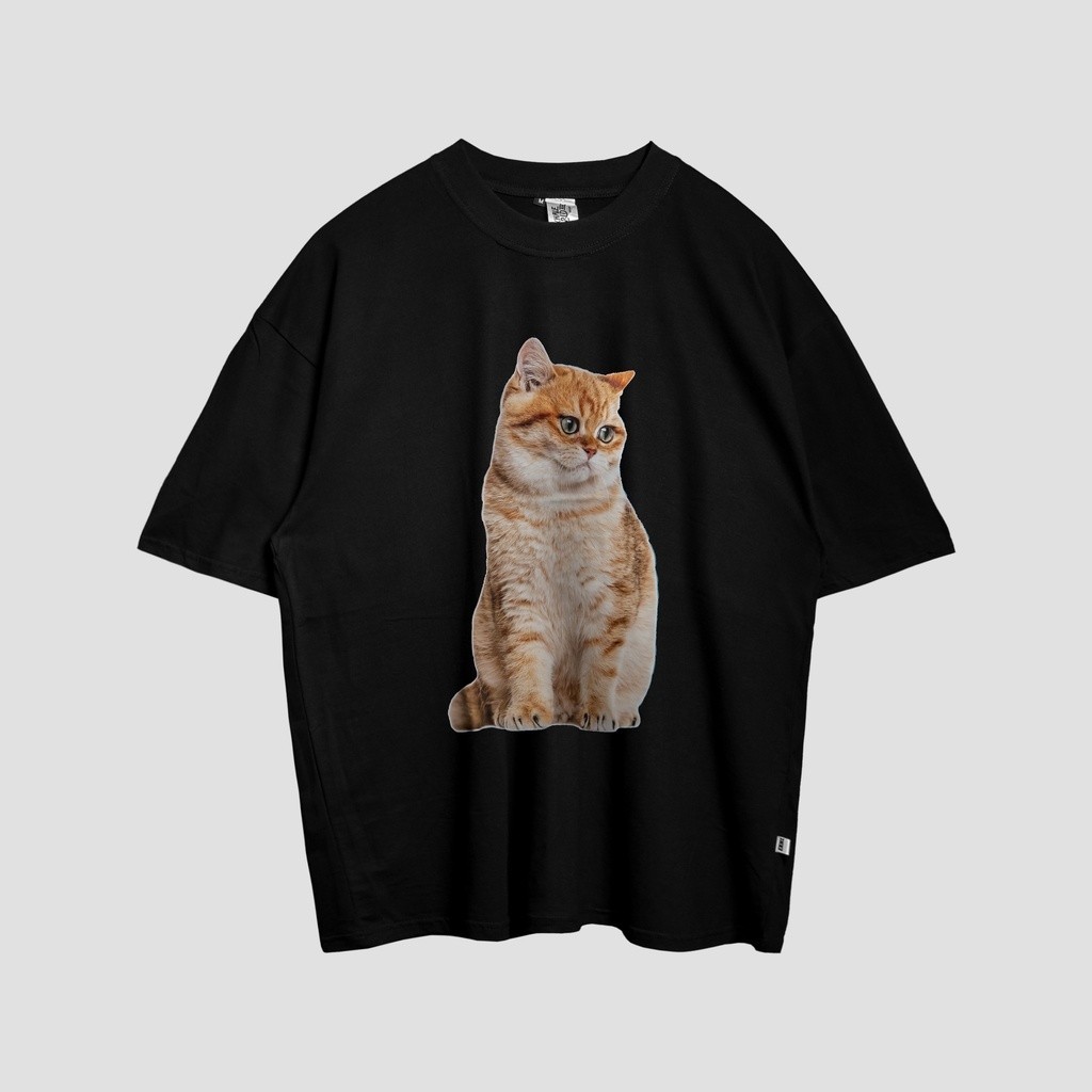 COD Exhale Tshirt Cats Black Oversized
