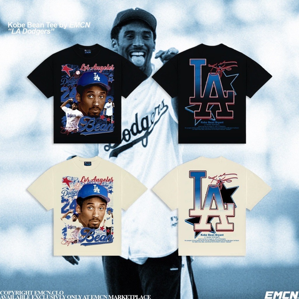 EMCN Oversized Tee Kobe Bean Dodgers