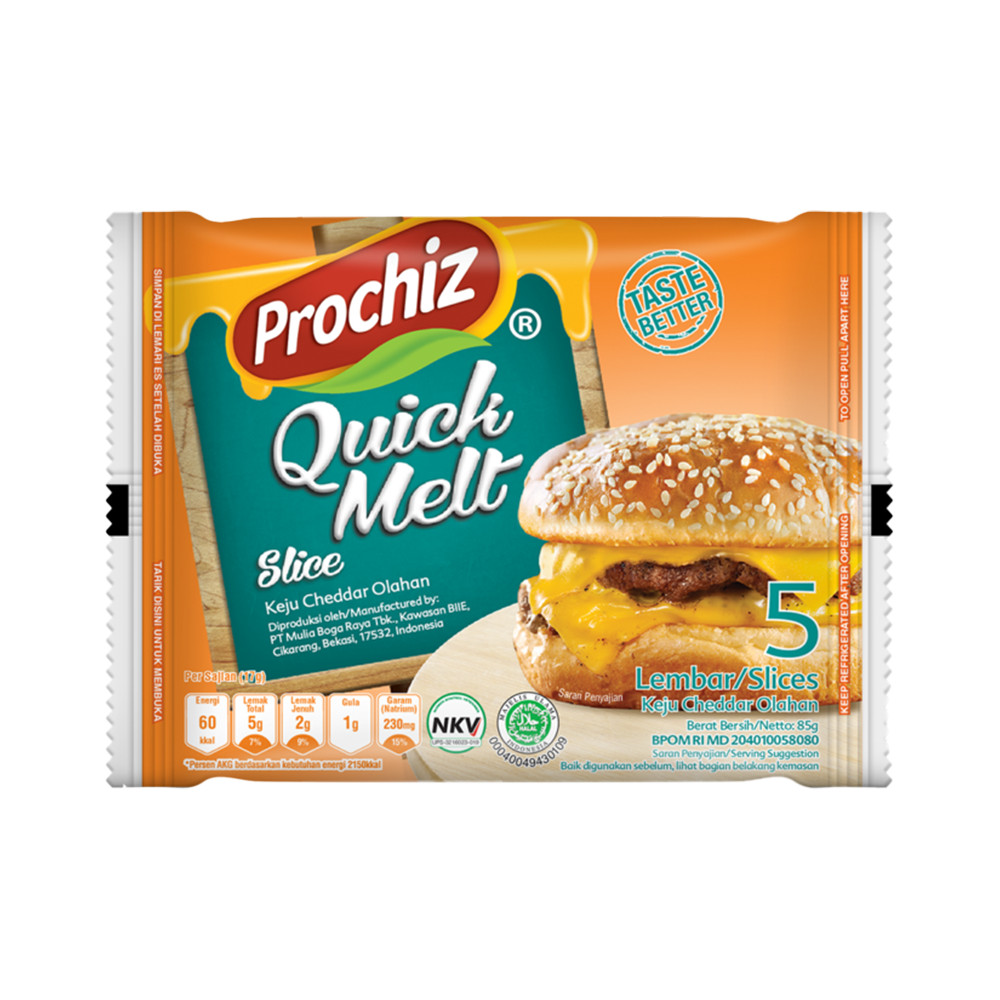PROCHIZ QUICK MELT SLICE 5S 85GR