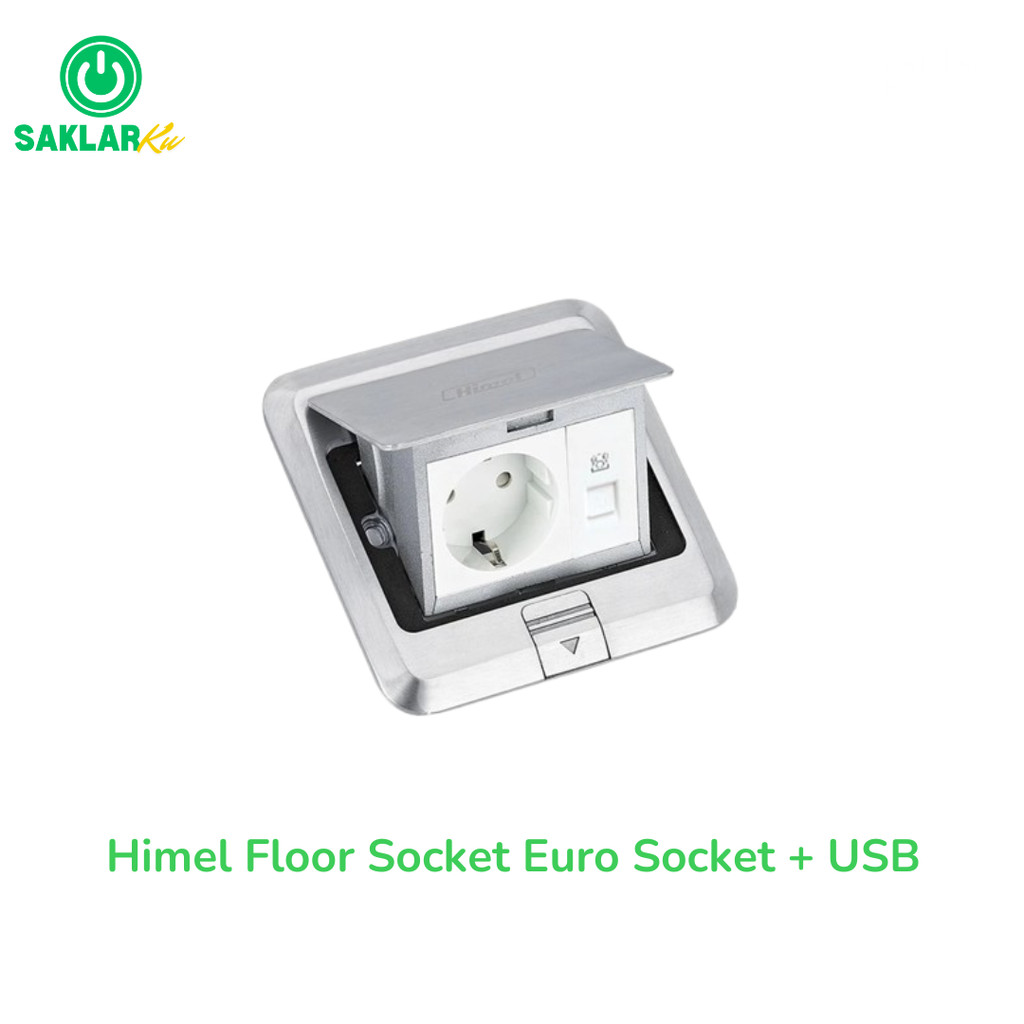 Himel Floor Socket Euro Socket + USB