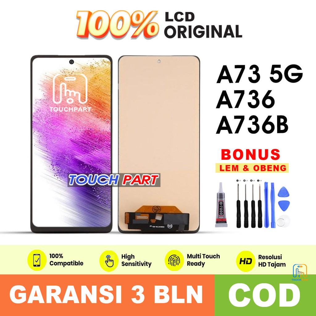 LCD SAM A73 5G / A736 / A736B FULLSET TOUCHSCREEN