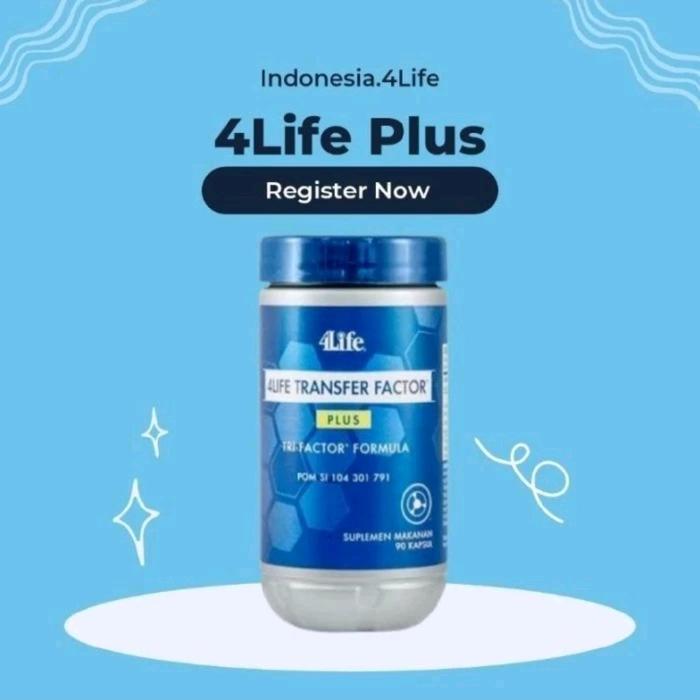 4Life Transfer Factor Plus Formula Suplemen Multivitamin Asli Original