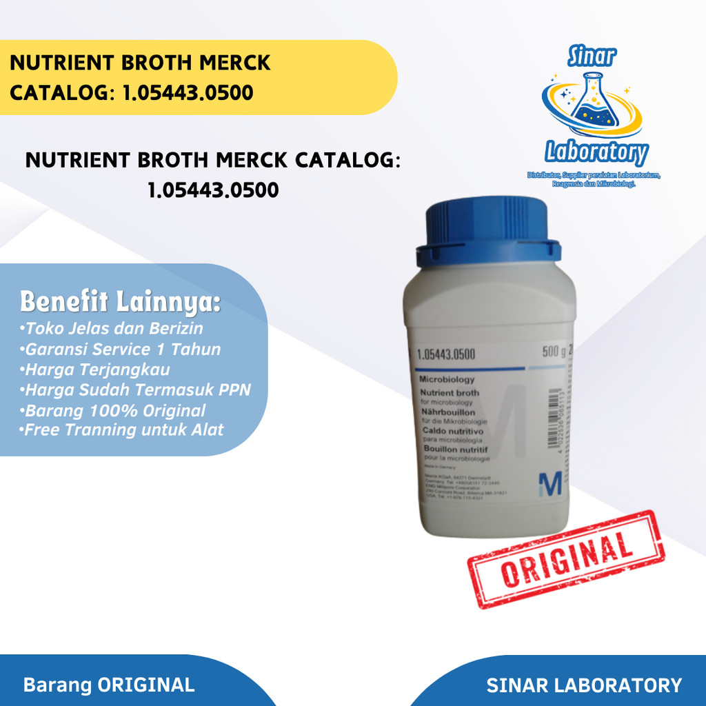 Nutrient Broth merck Catalog: 1.05443.0500